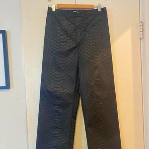 Sea New York wide leg snakeskin textured pants
